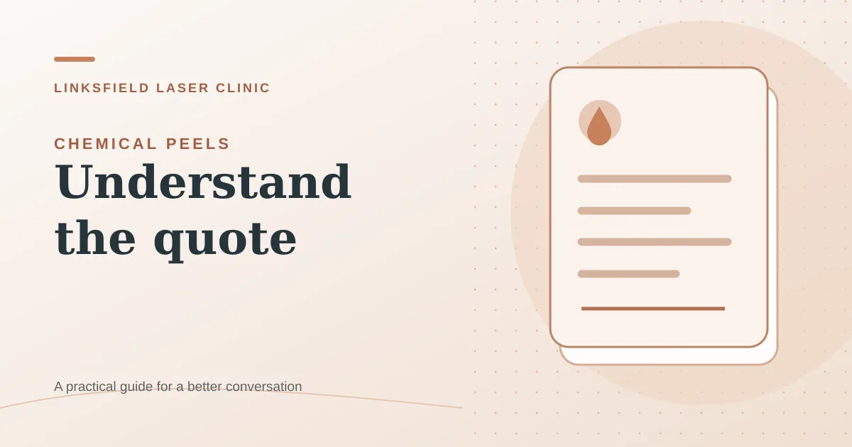 Chemical Peel Prices in Johannesburg: How to Read a Quote