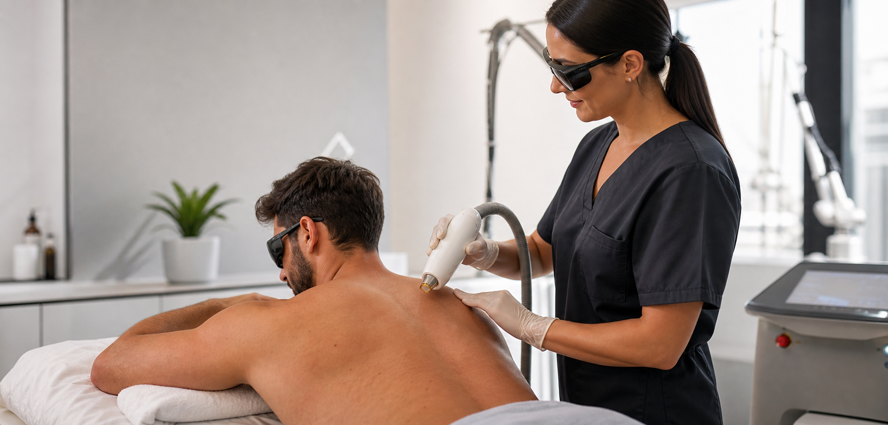 mens chest and back laser hair removal in Johannesburg